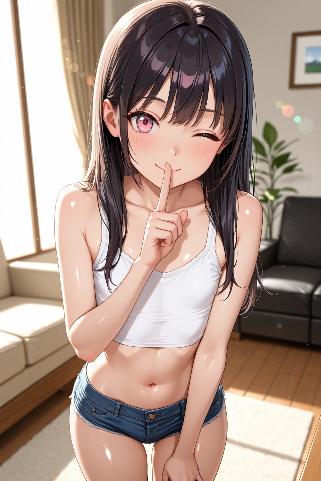 【本日の板野ちゃん】「ホットパンツ穿いてみたの♪」