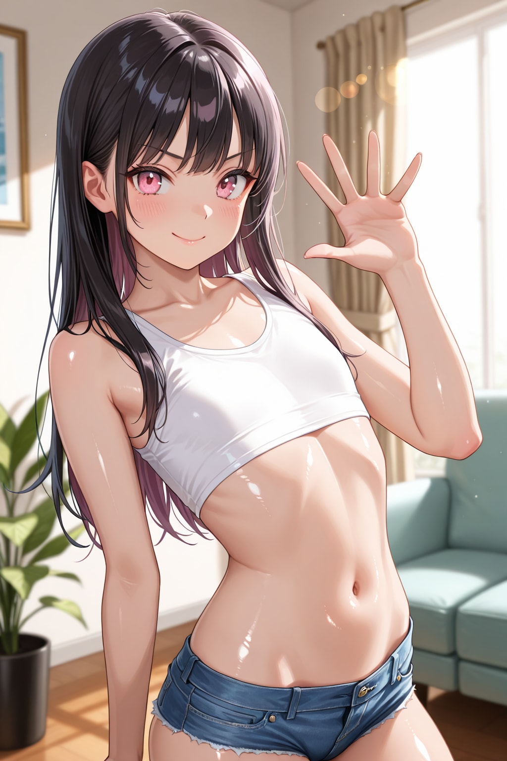 【本日の板野ちゃん】「ホットパンツ穿いてみたの♪」