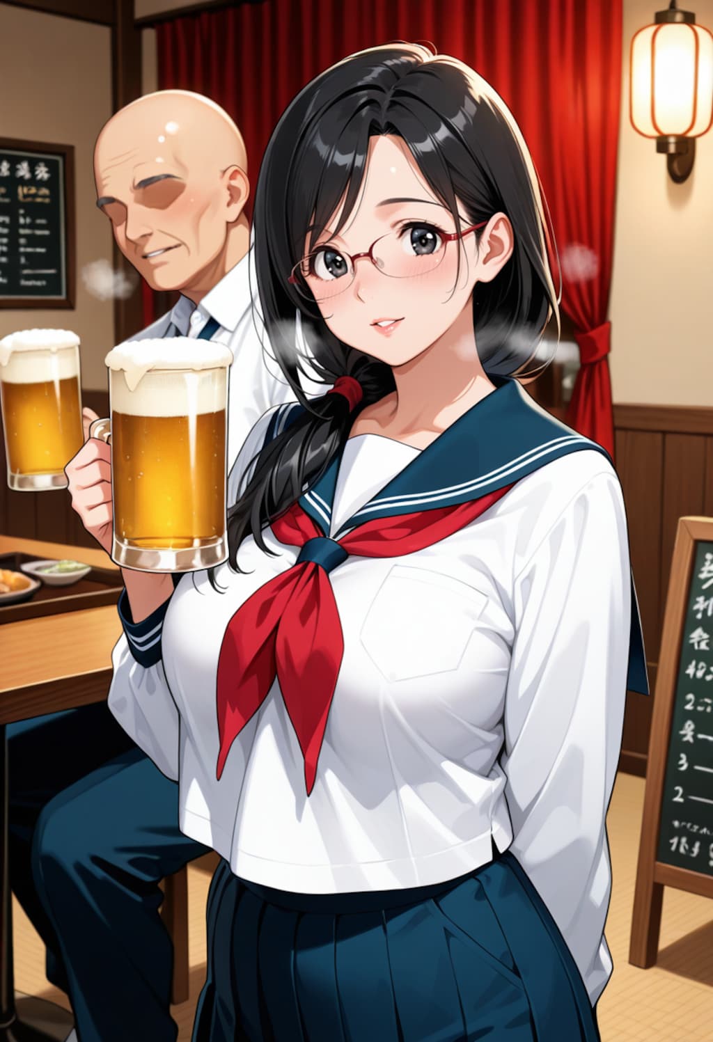 セーラー服熟女居酒屋