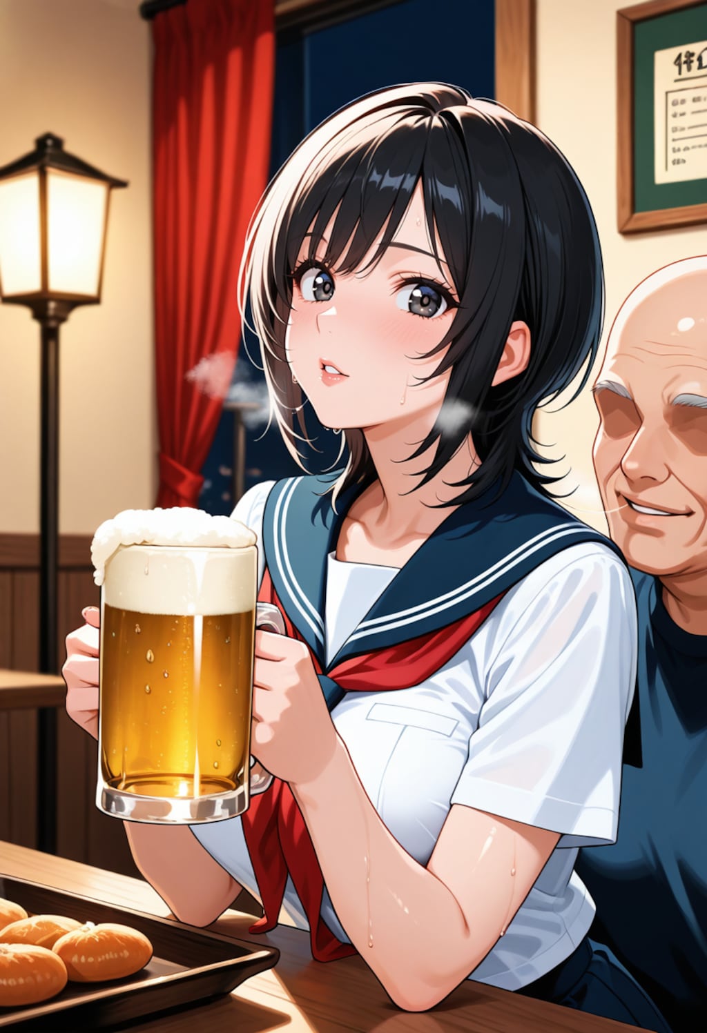 セーラー服熟女居酒屋