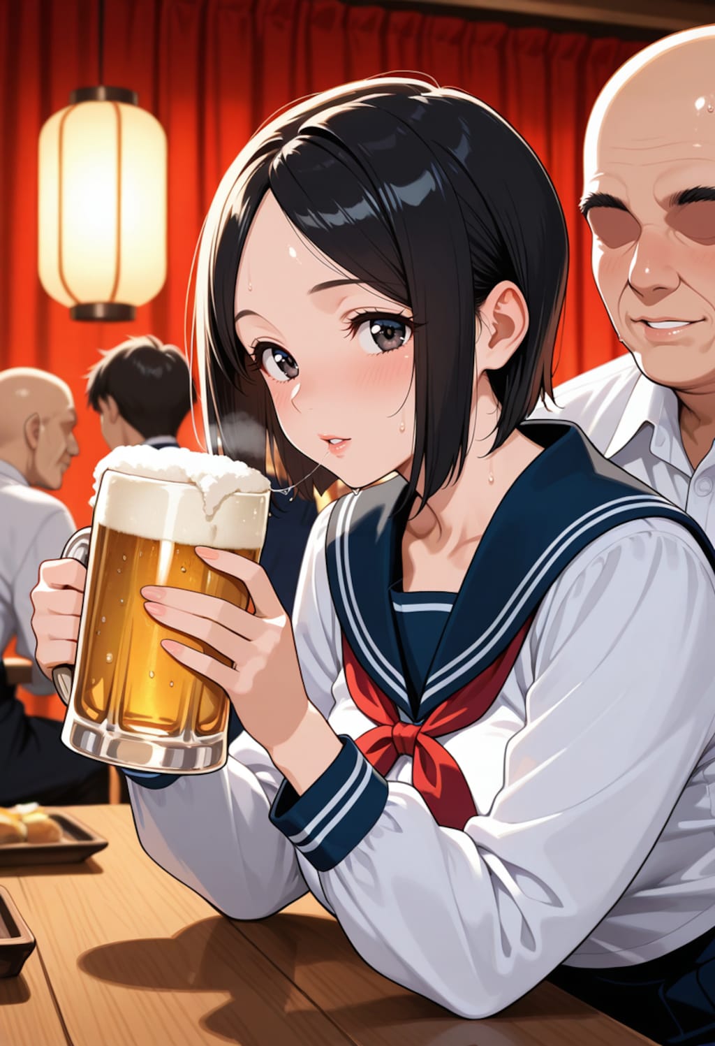 セーラー服熟女居酒屋