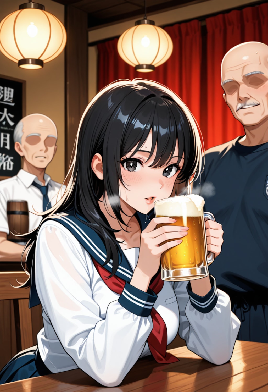 セーラー服熟女居酒屋