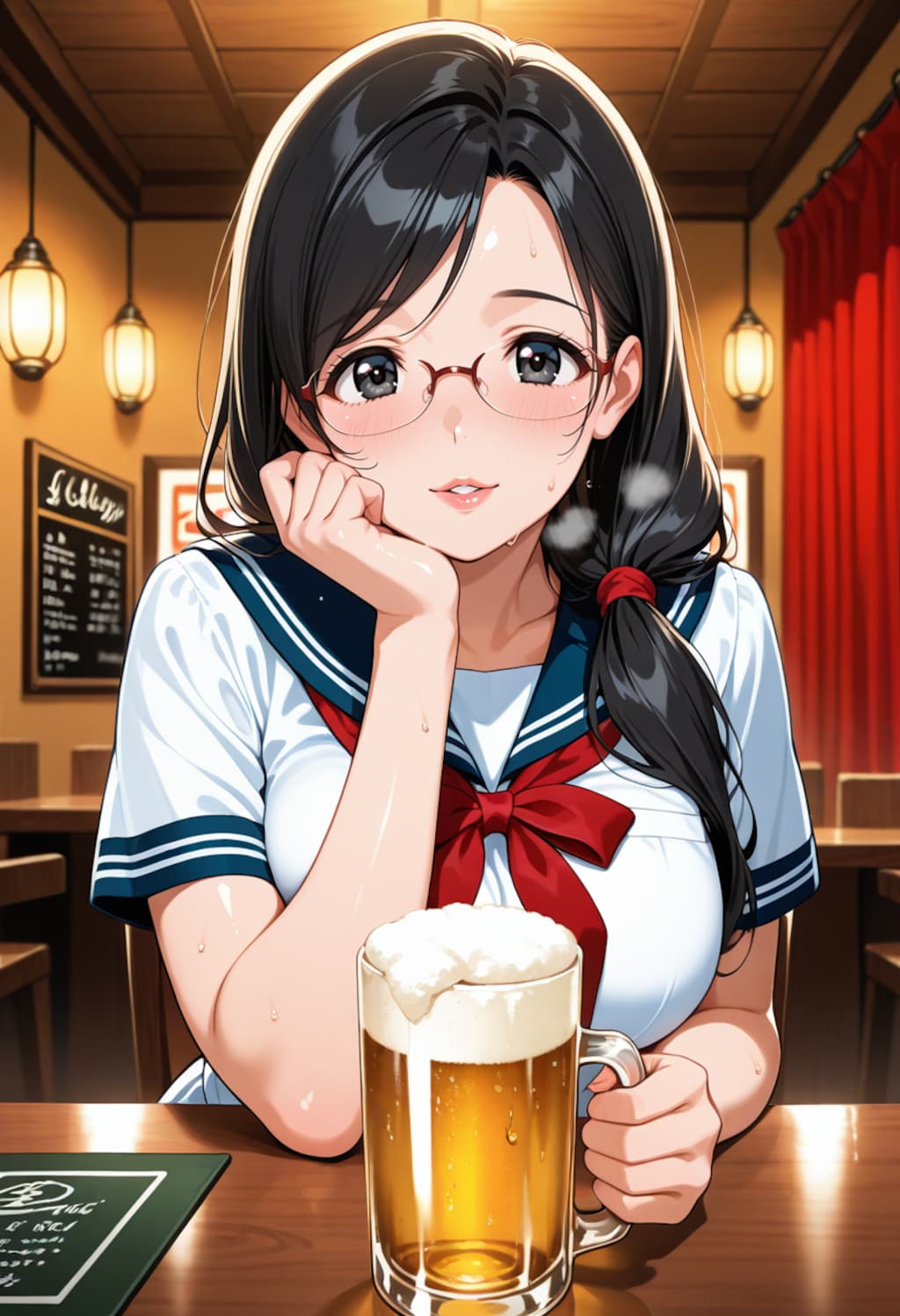 セーラー服熟女居酒屋