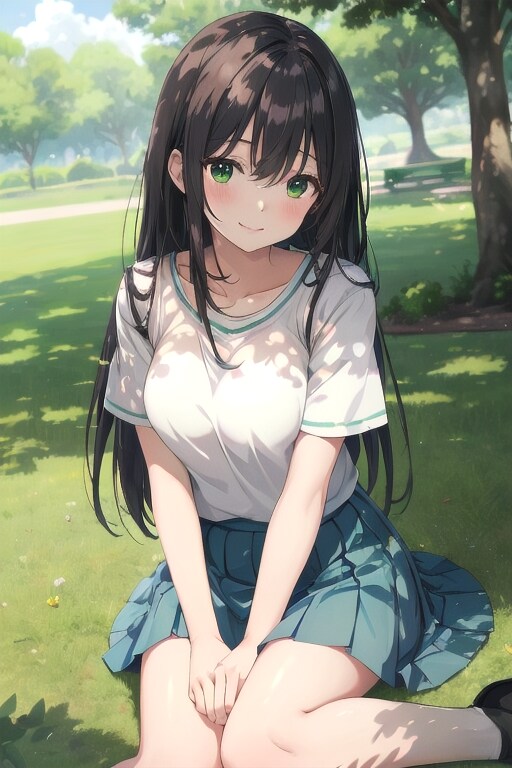 晴れた日の公園 | の人気AIイラスト・グラビア