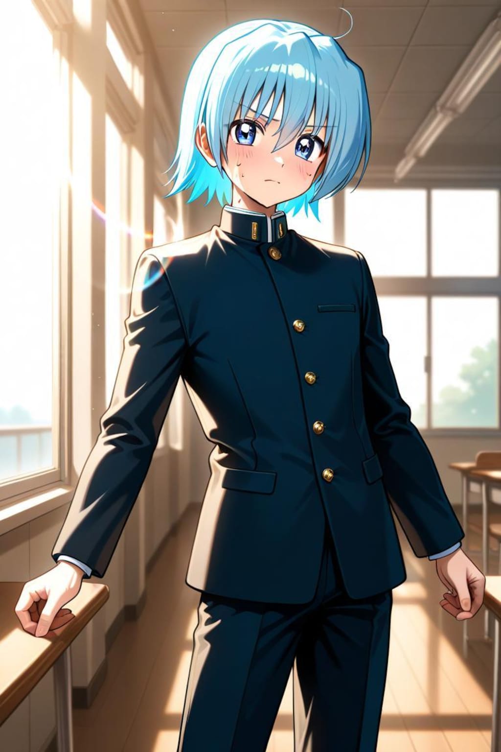 綾崎ハヤテ　学ラン