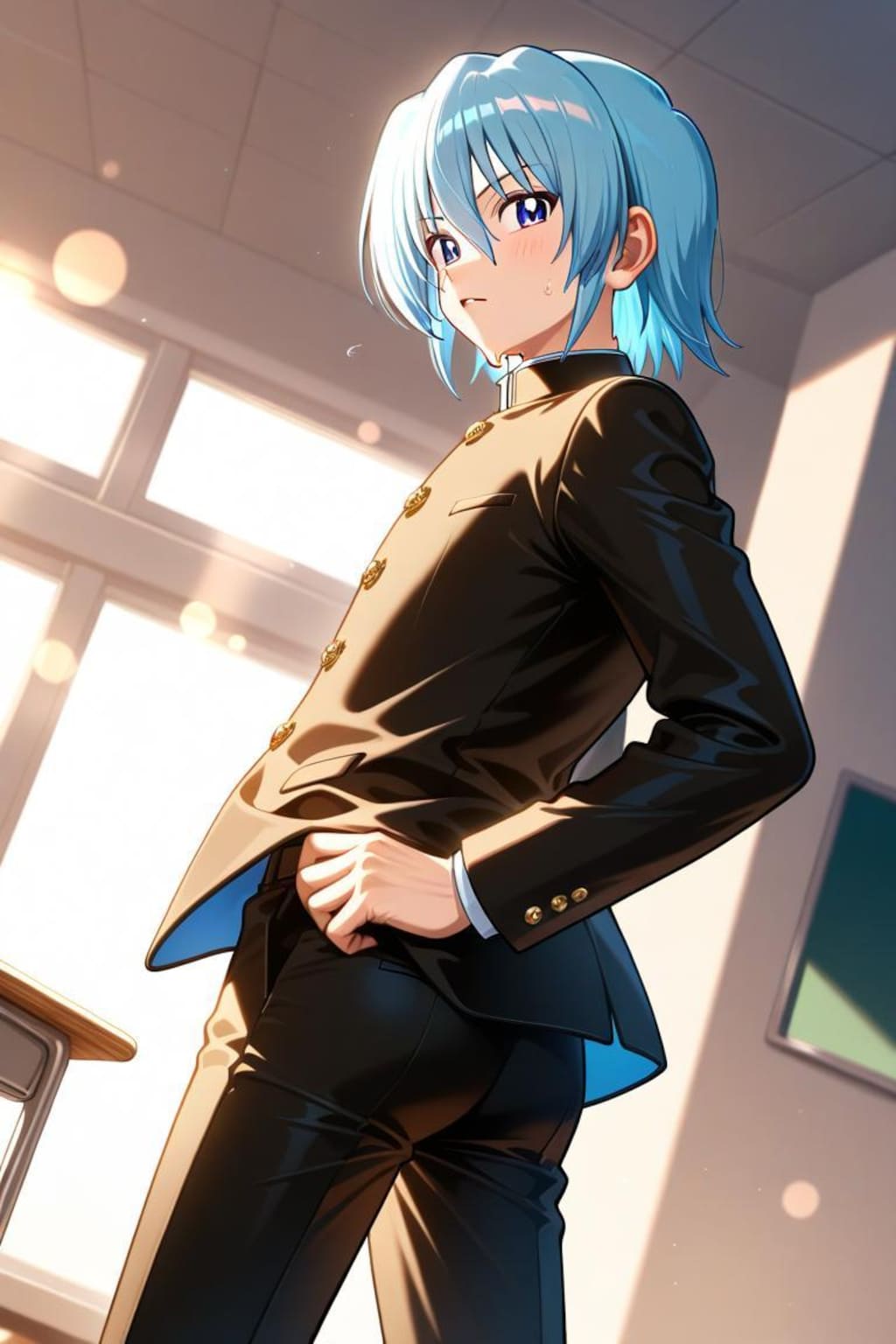 綾崎ハヤテ　学ラン
