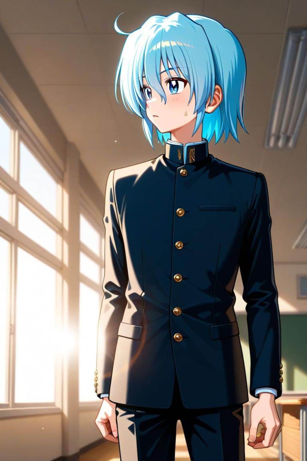 綾崎ハヤテ　学ラン