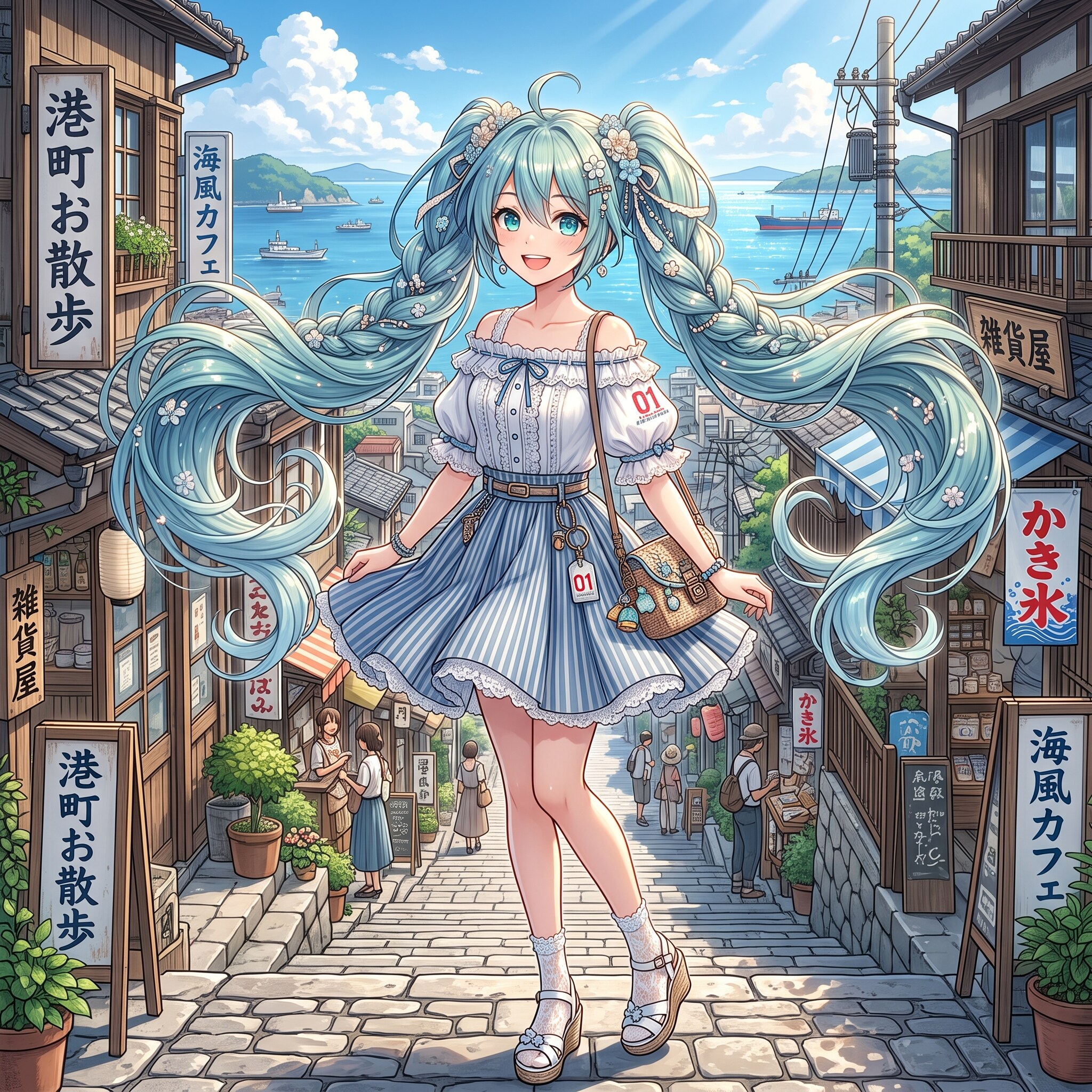 お出かけミクさん　８ | の人気AIイラスト・グラビア