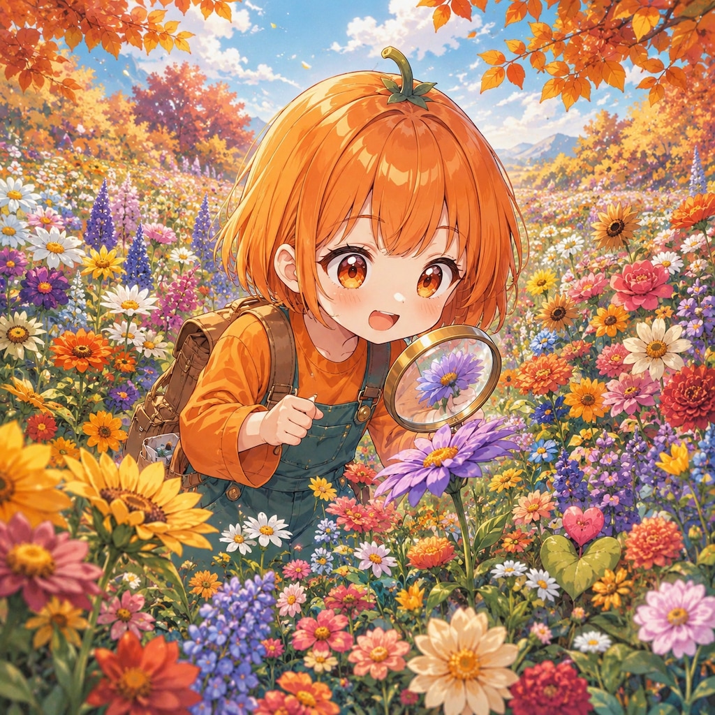 ハートの花みーつけた！