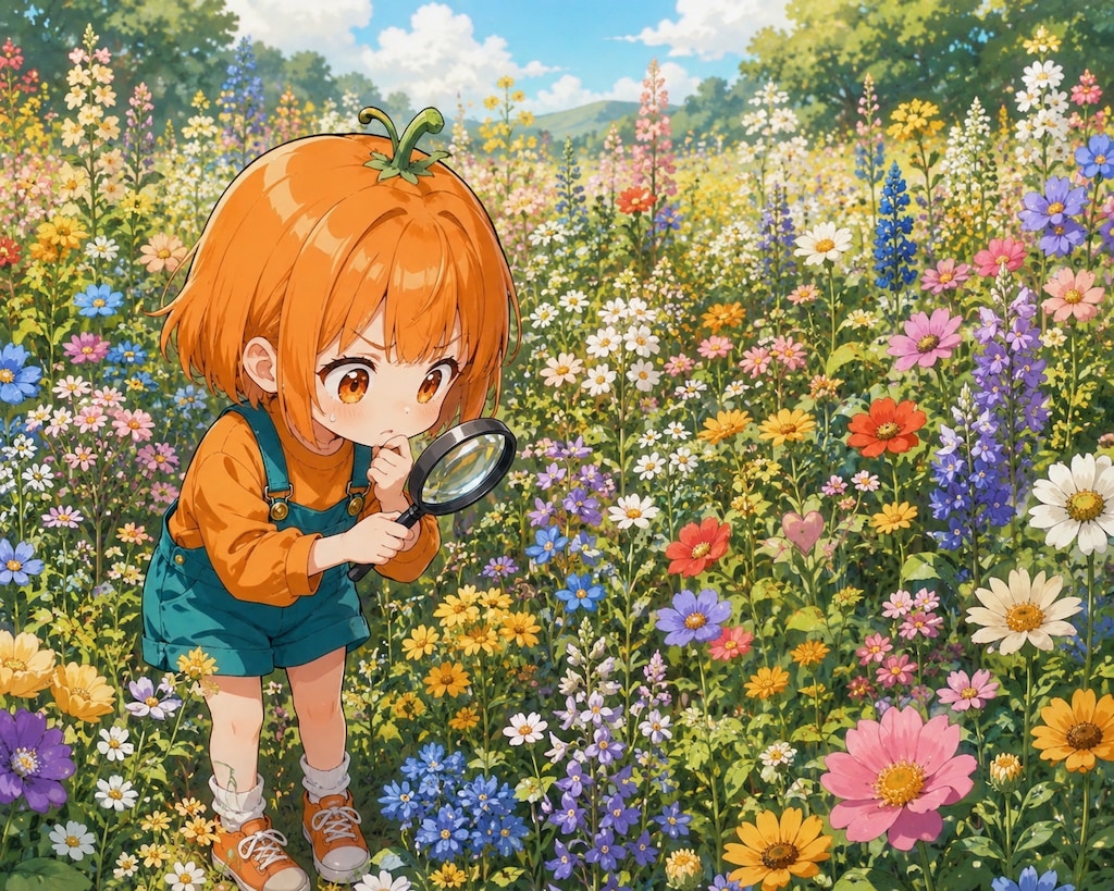 ハートの花みーつけた！