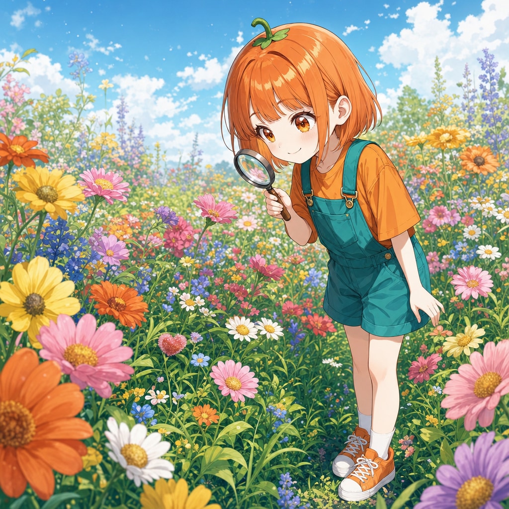 ハートの花みーつけた！