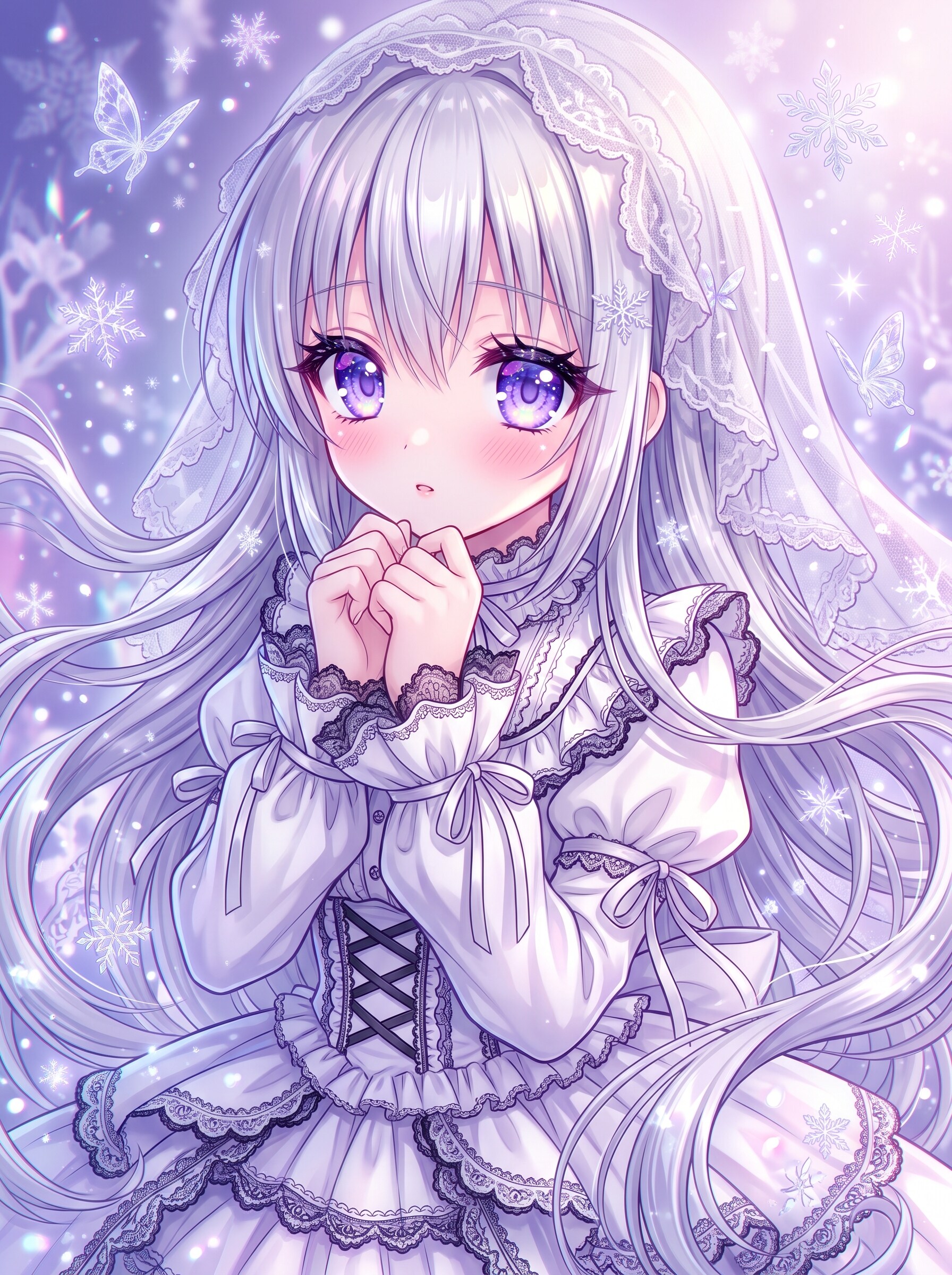 月明かりの雪想譜 | の人気AIイラスト・グラビア