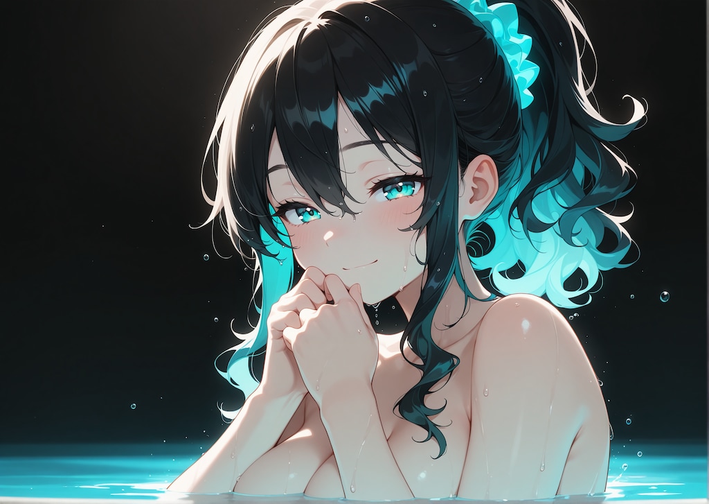 水も滴る美少女