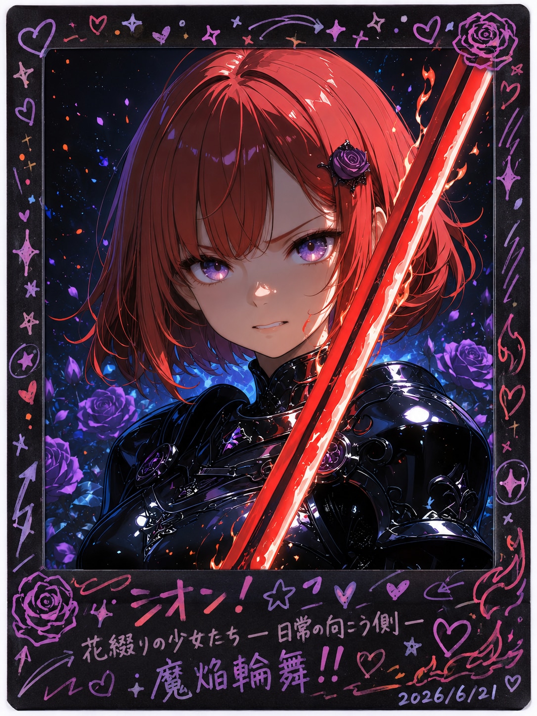 魔焔輪舞のデコフォト