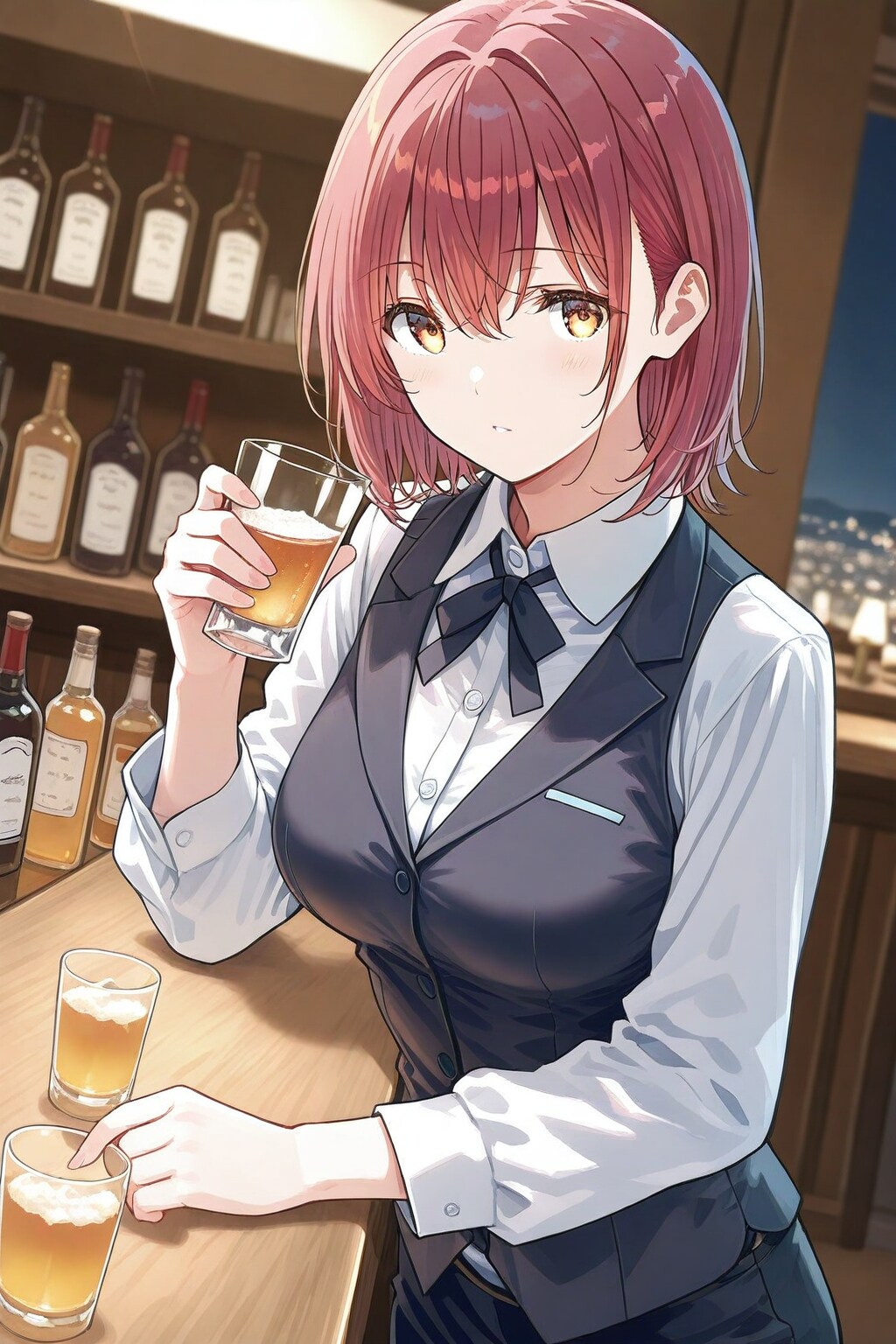 ふたりの夜、はじめよう | の人気AIイラスト・グラビア