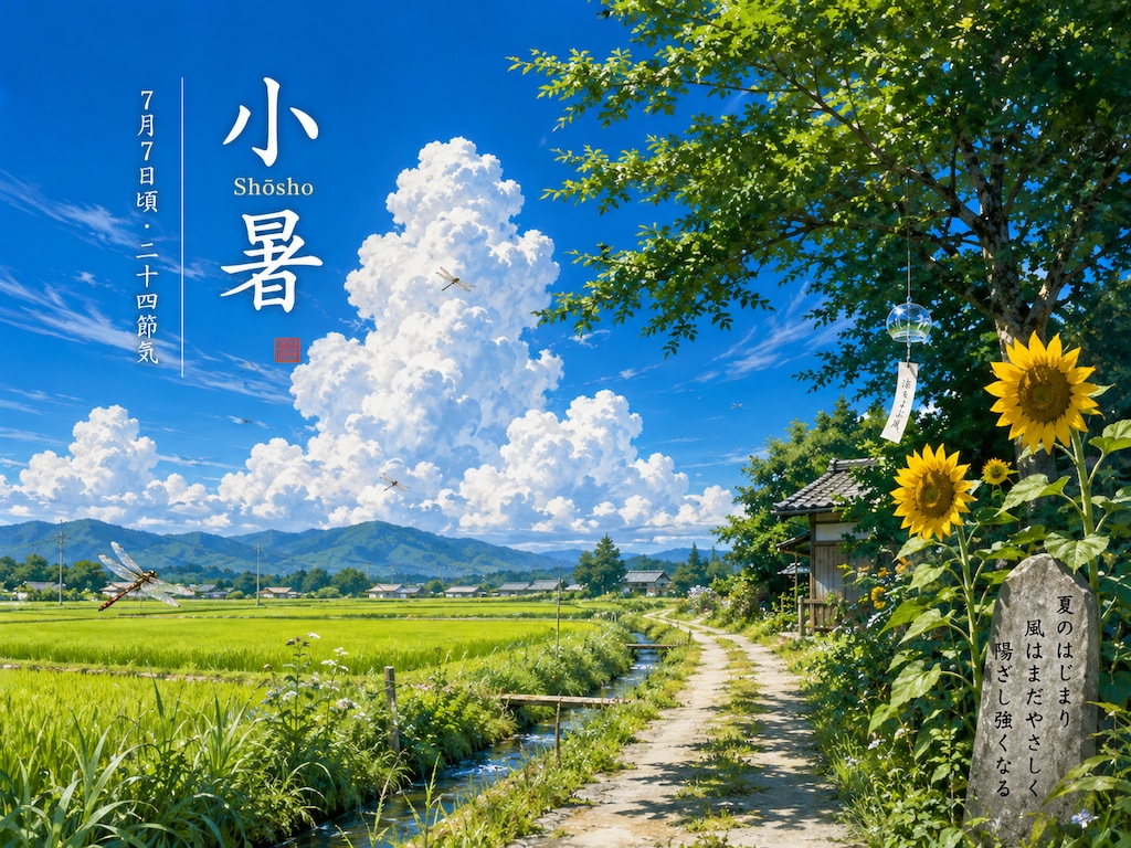 [今日は何の日 7/7頃] 小暑 （二十四節気）