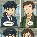 入国審査官と入国者(チャトピちゃん) 4枚目