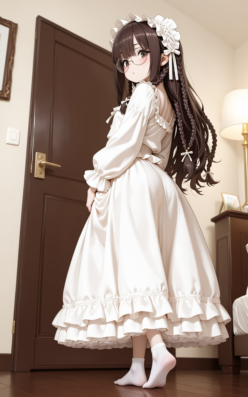 三つ編み少女④