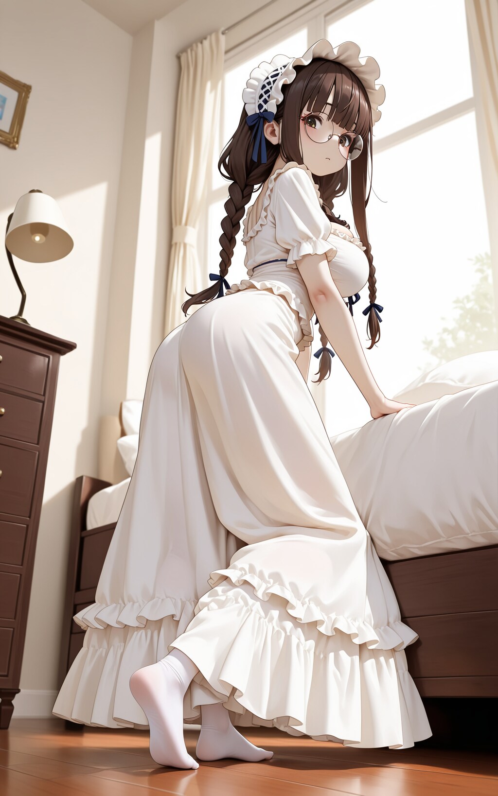 三つ編み少女④