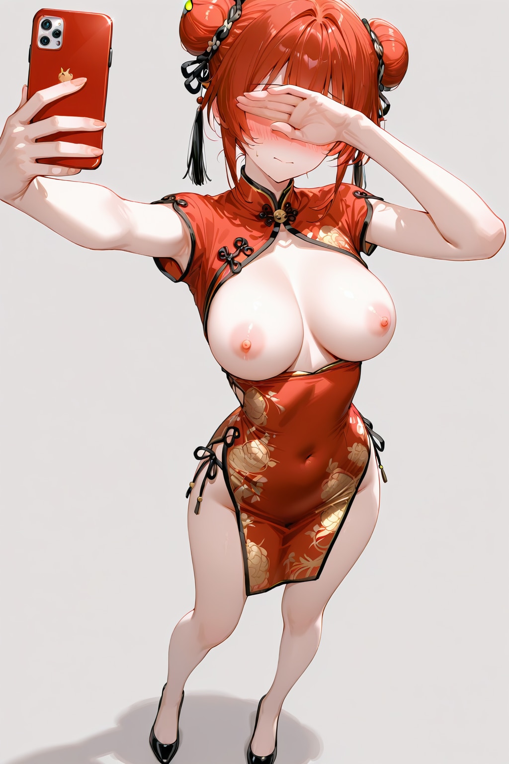自撮りチャイナコスプレイヤー