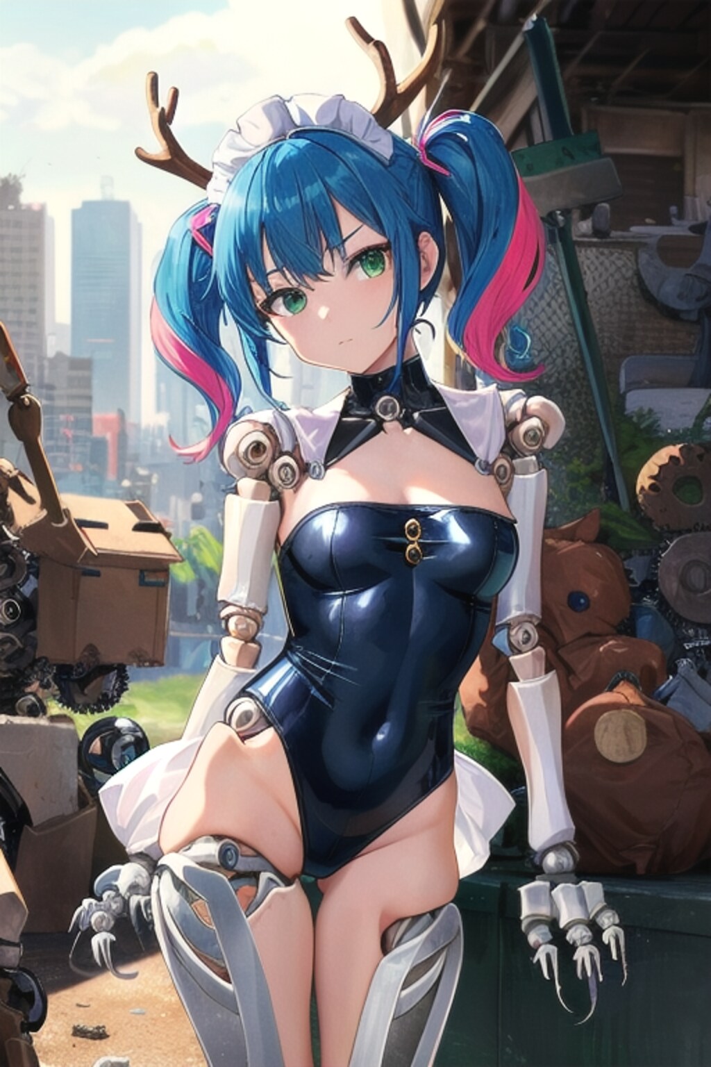 メイドへと改造された義体