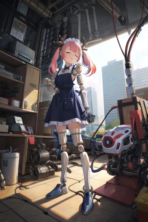 メイドへと改造された義体 | の人気AIイラスト・グラビア