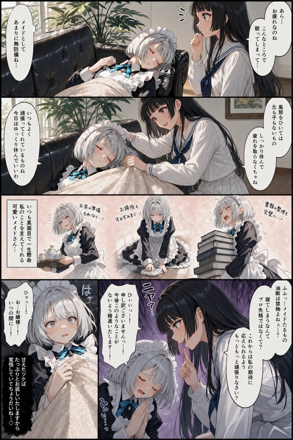 主人「まるで眠り姫だ（呆れ）」