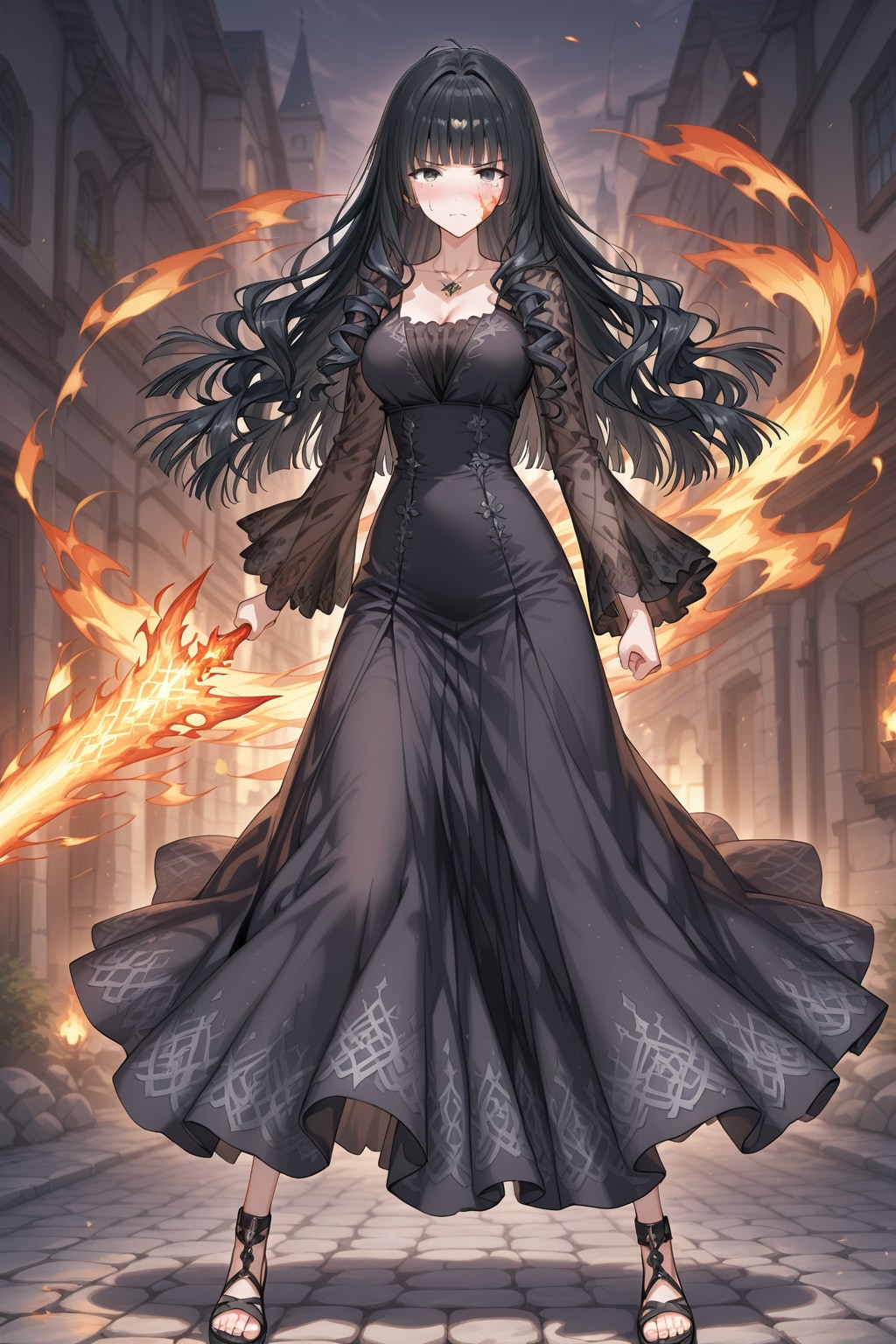 決意の炎 | の人気AIイラスト・グラビア