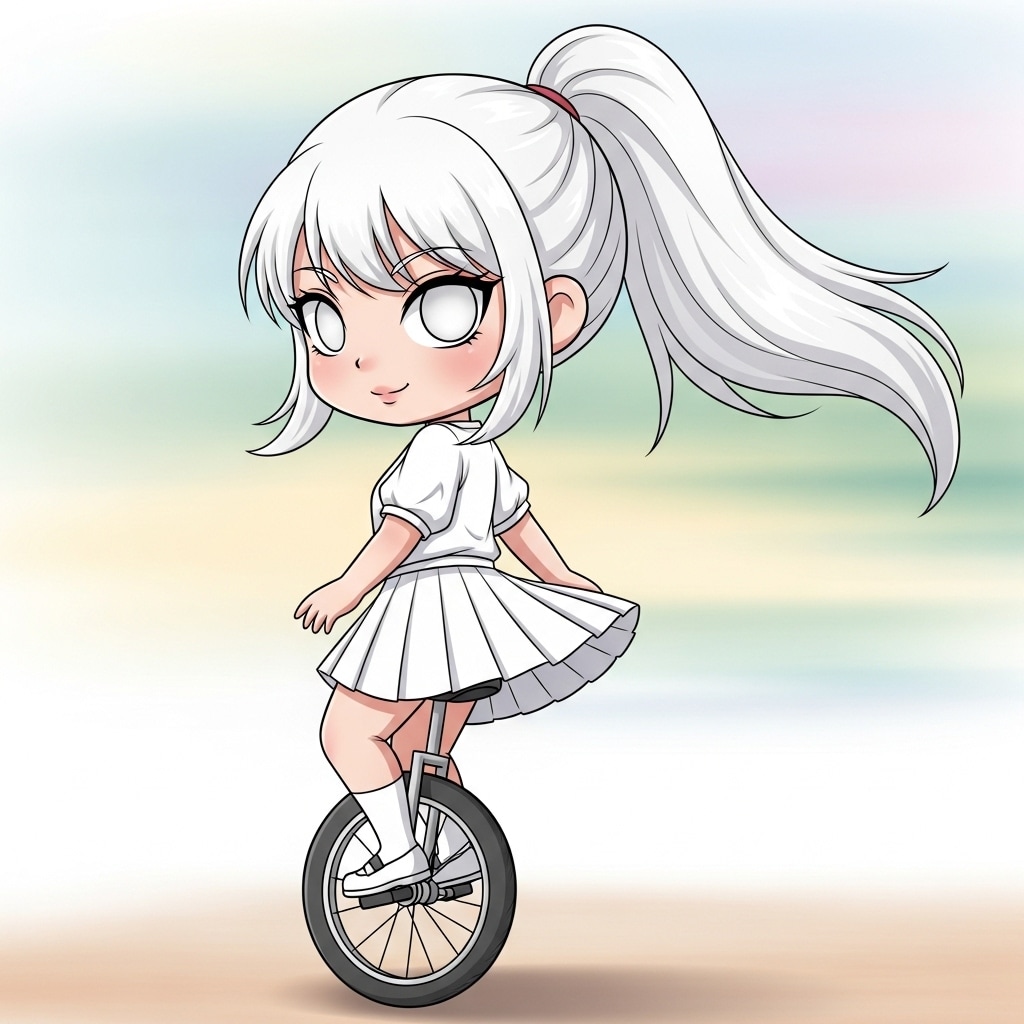 白ぽにちゃんSD化 | の人気AIイラスト・グラビア