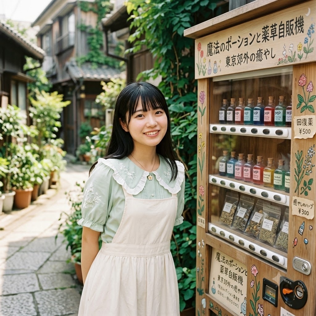 薬草とポーションの自販機