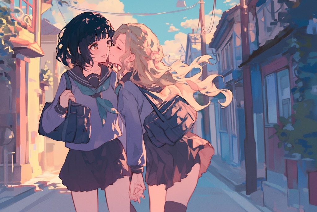 キスしたい二人のJK106