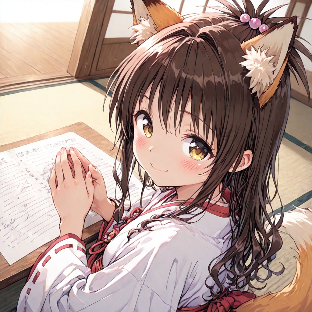 ｺﾝｺﾝ狐巫女の美柑