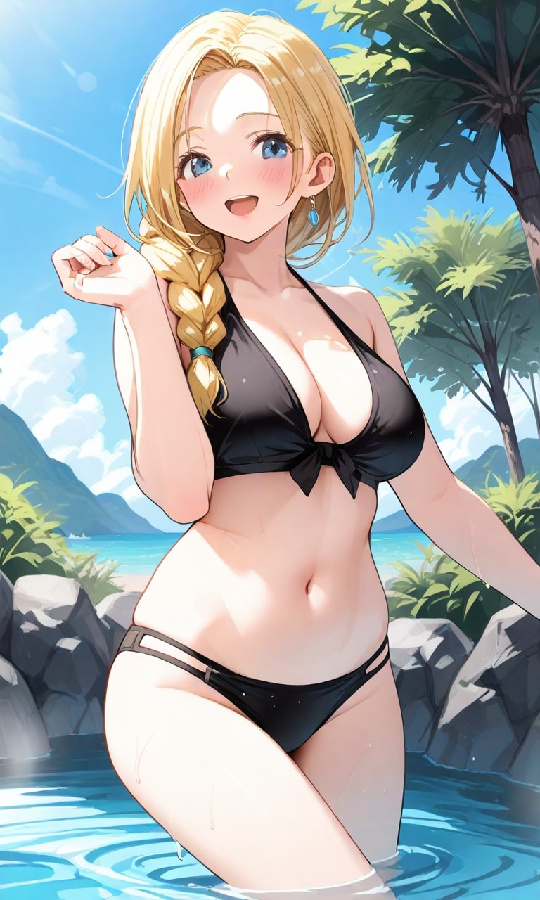 黒ビキニのビアンカさん