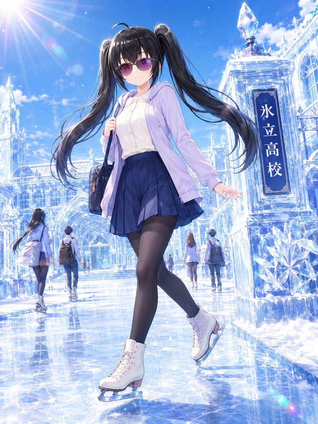 滑り登校⛸️