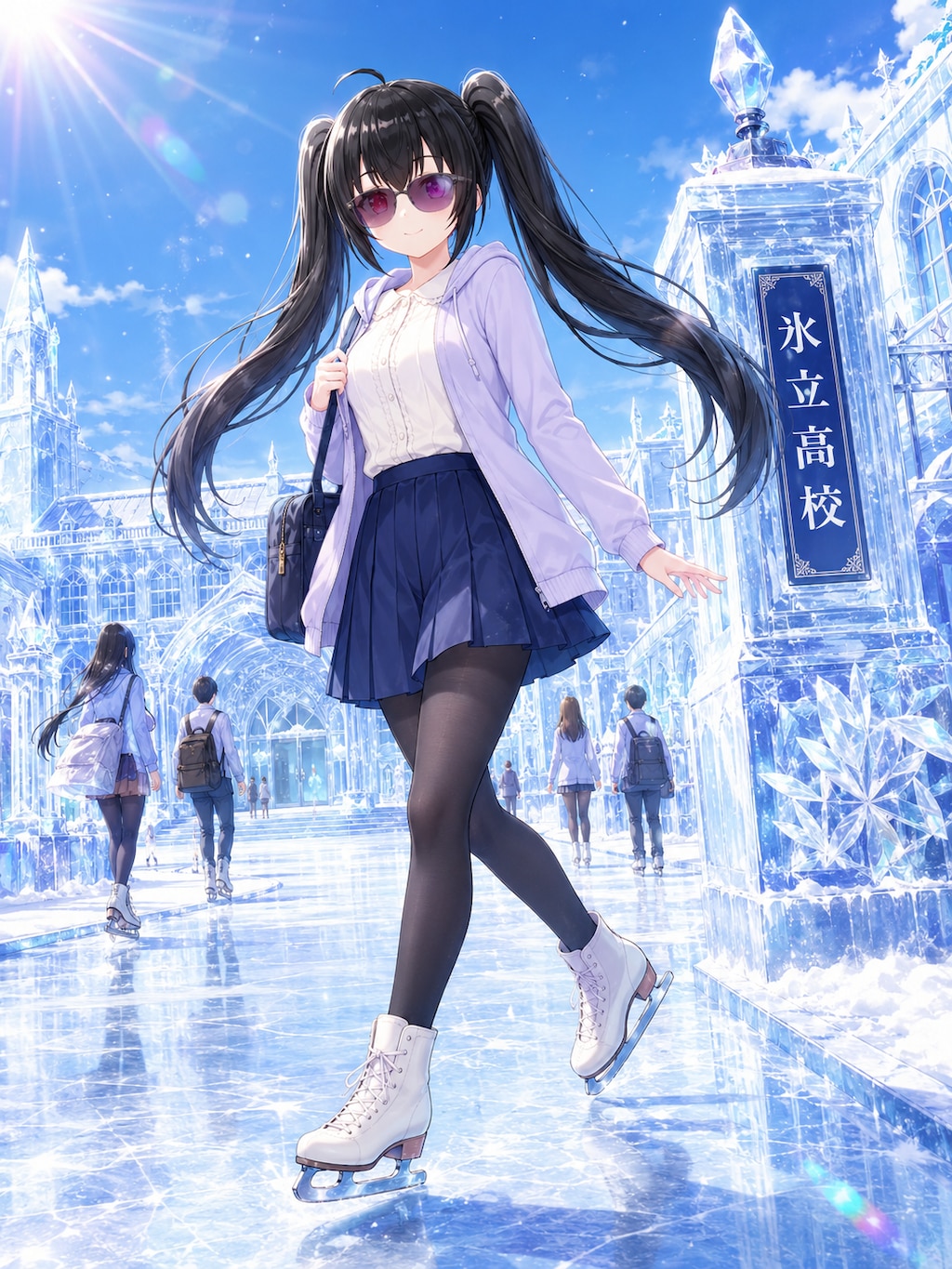 滑り登校⛸️