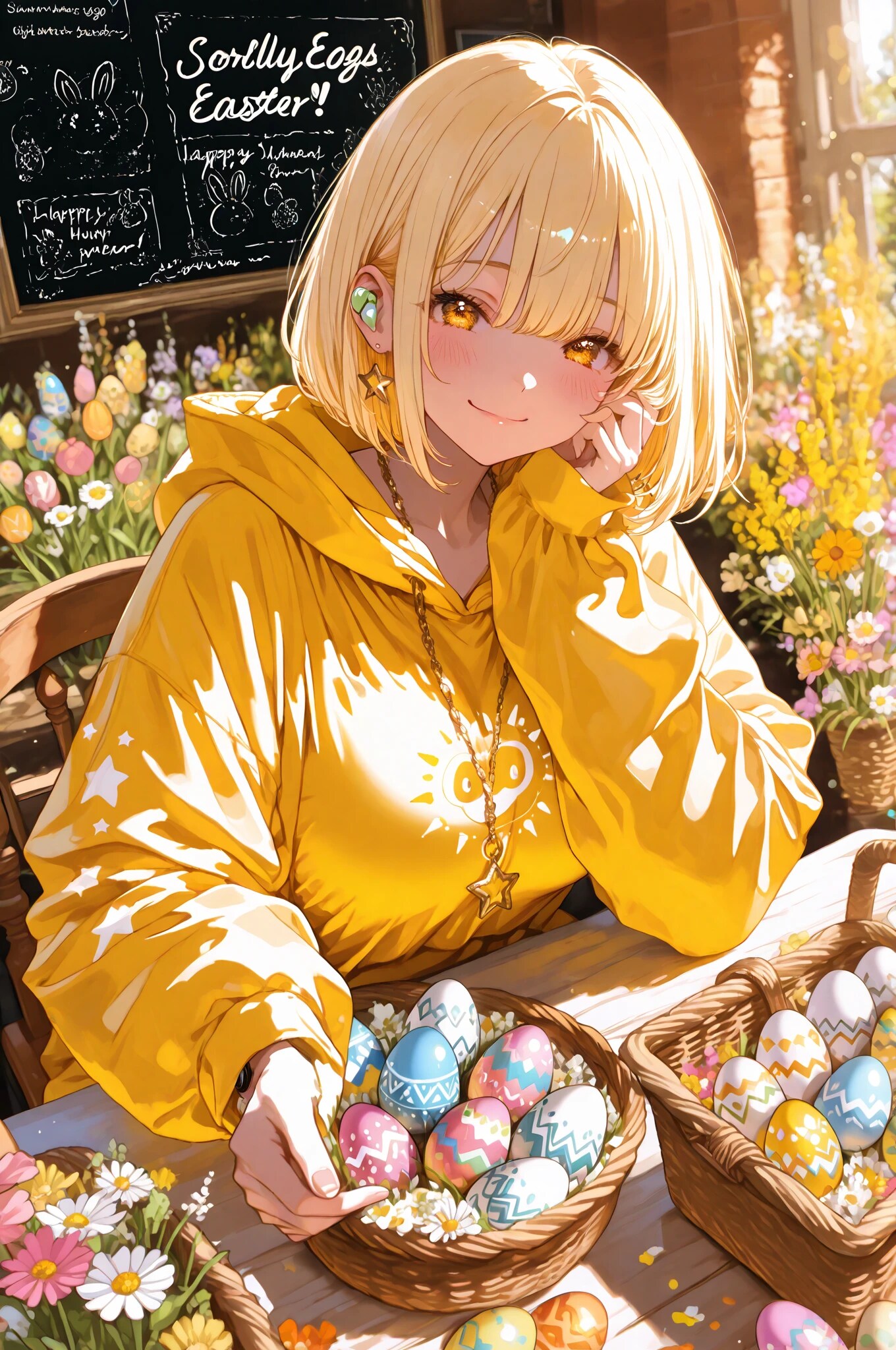 イースターなゆるふわお姉さん
