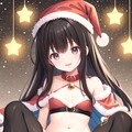 誘惑するサンタの女の子 2枚目