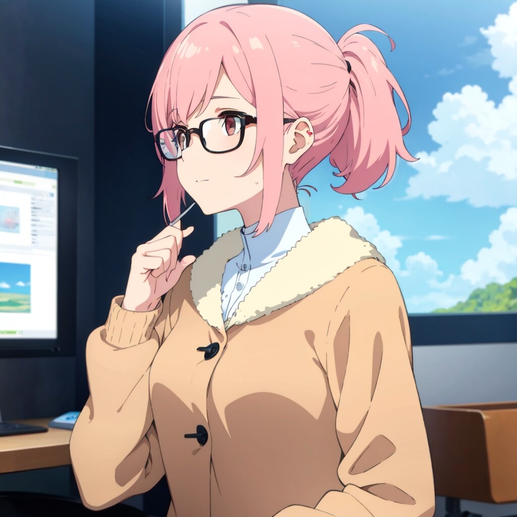 お仕事中…