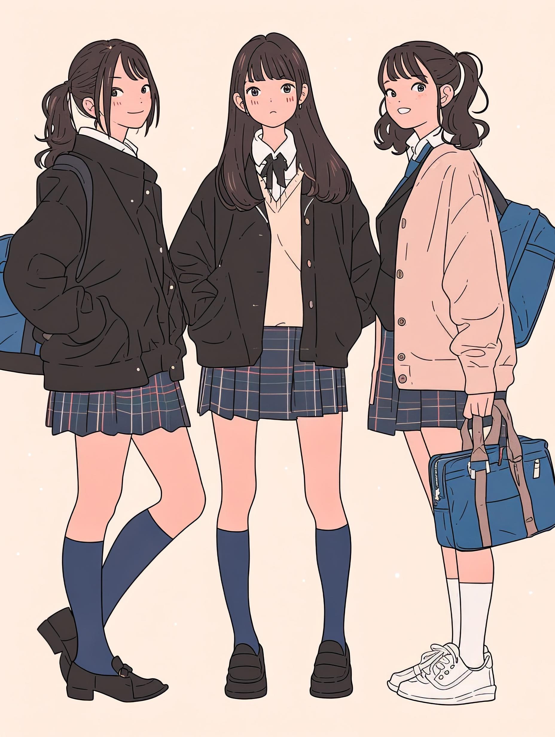 なかよし３人……