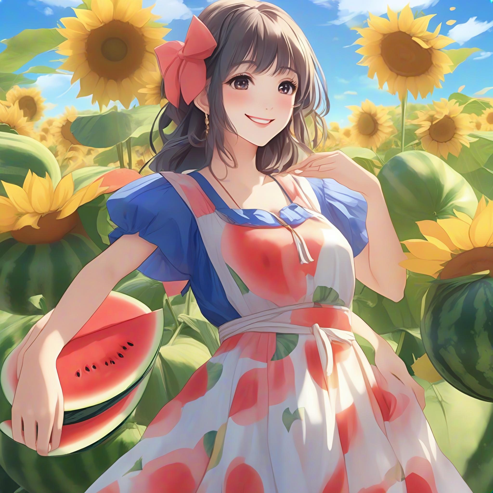 元気いっぱいの夏娘だよー＼(^o^)／ | の人気AIイラスト・グラビア