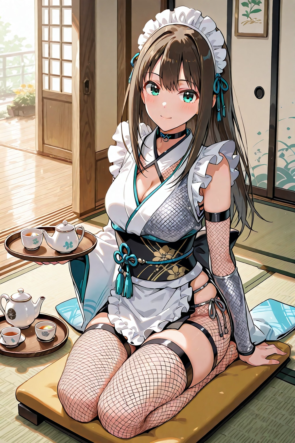 コンカフェ　忍びの隠れ里 | の人気AIイラスト・グラビア