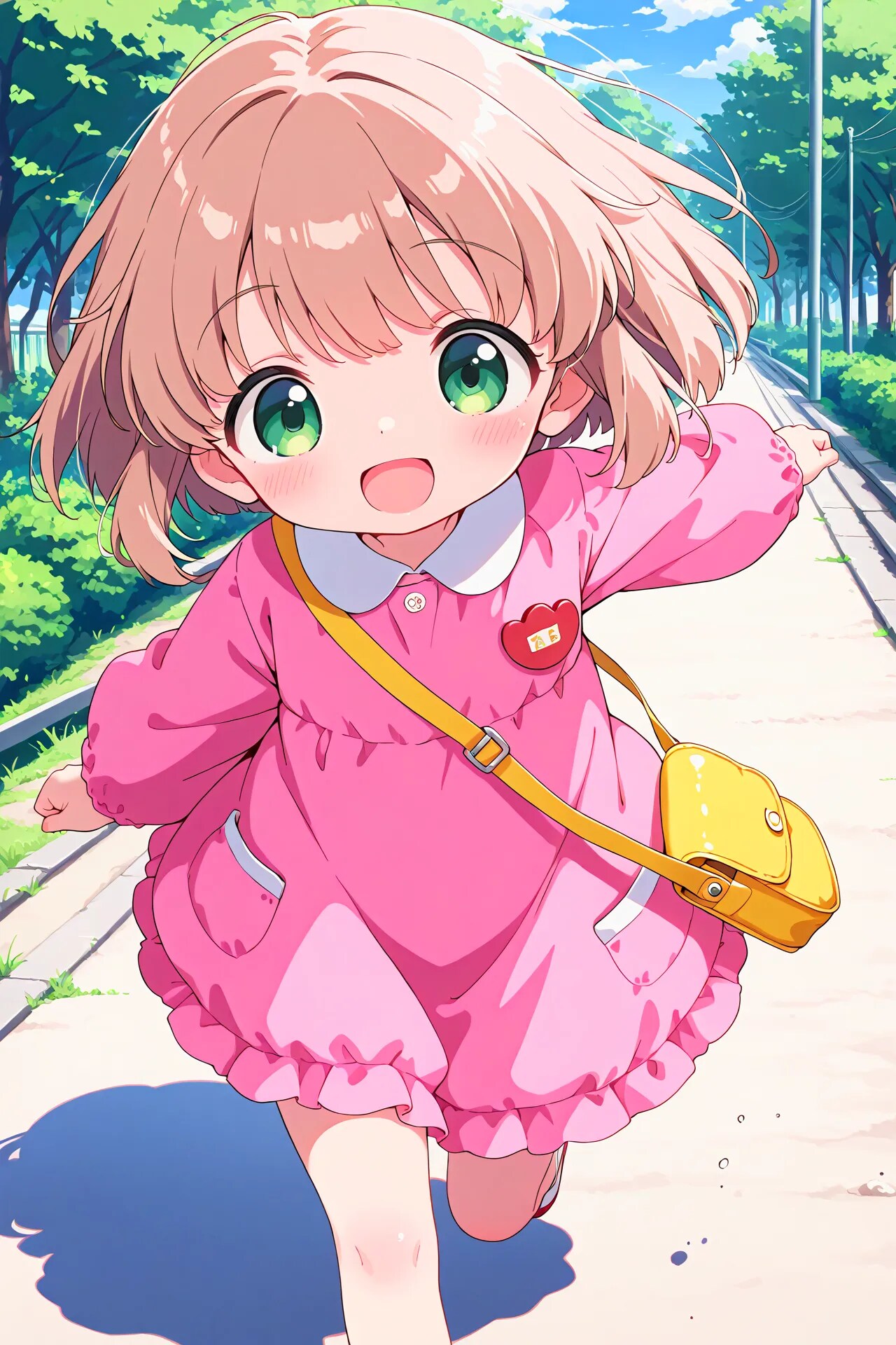 <試作イラスト> こはるちゃんとこはるママ