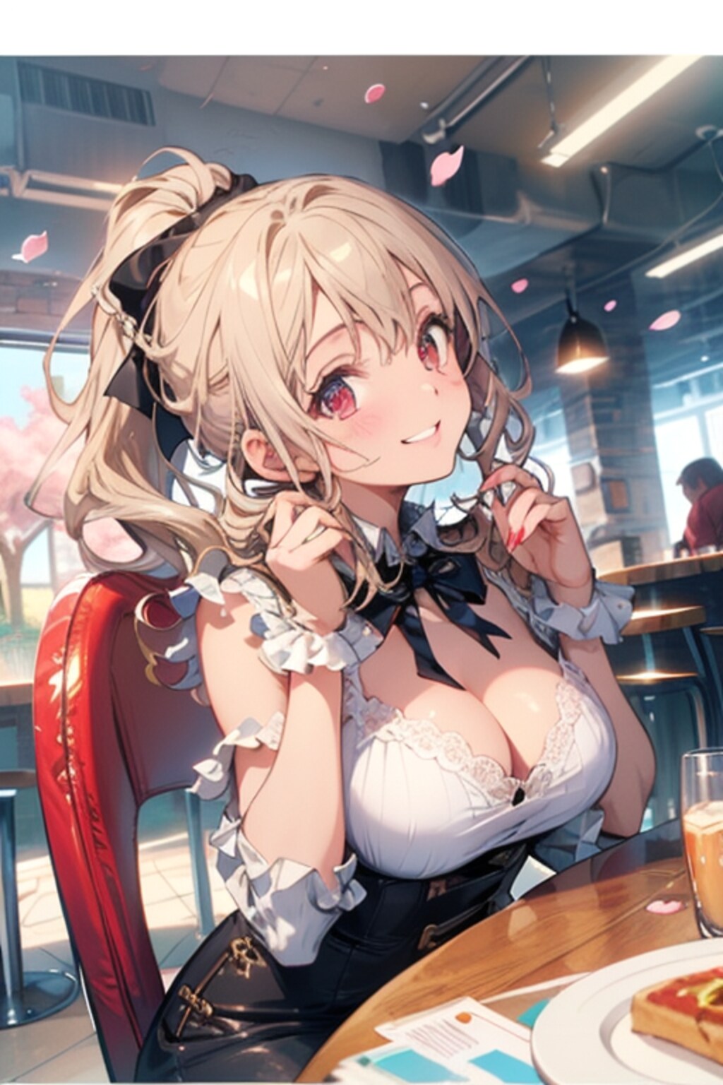 桜色のカフェテリア