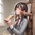 彼に逆らえずお泊りでは必ずザーメンの味を覚えさせられる女の子 4枚目