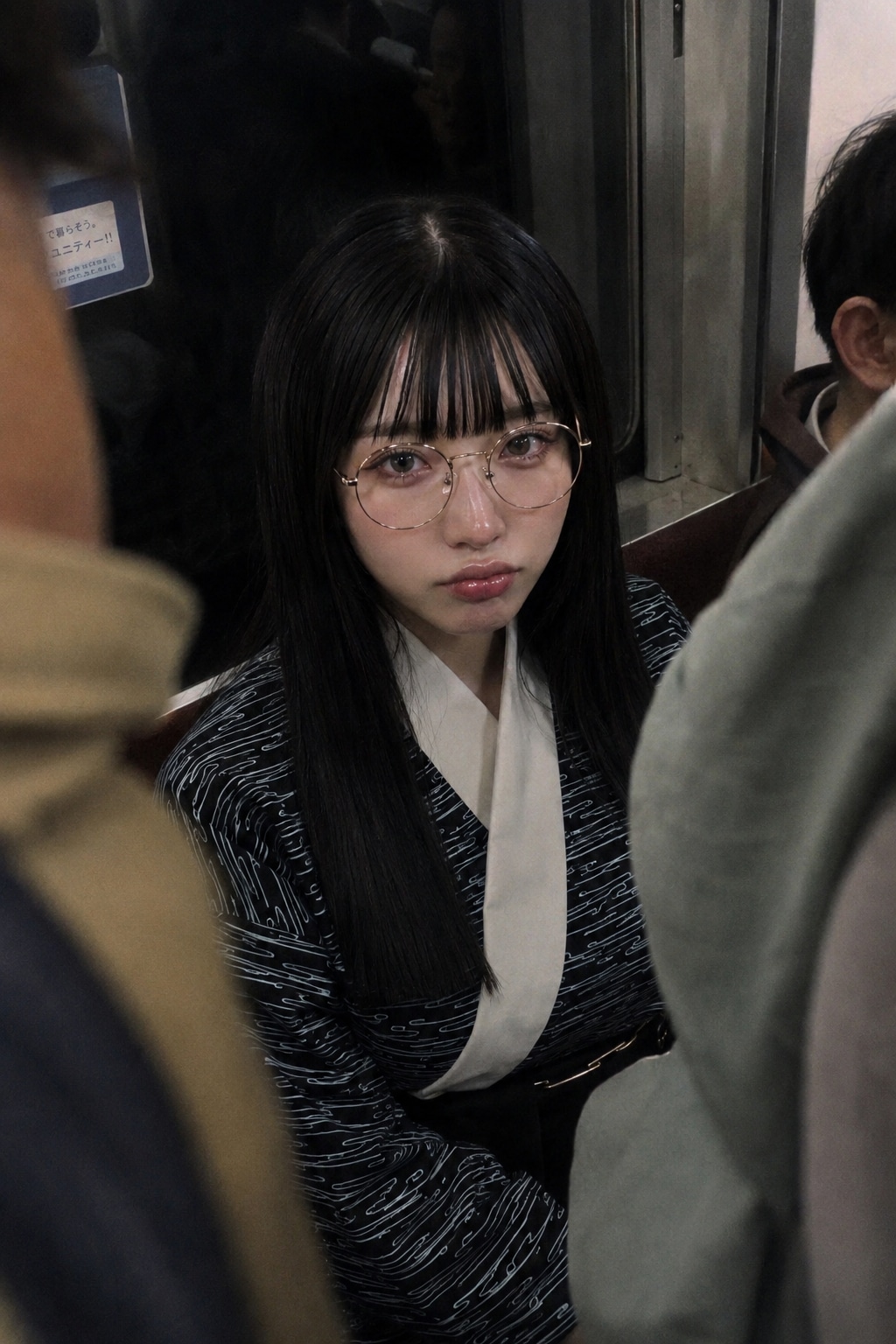 目が合う、
