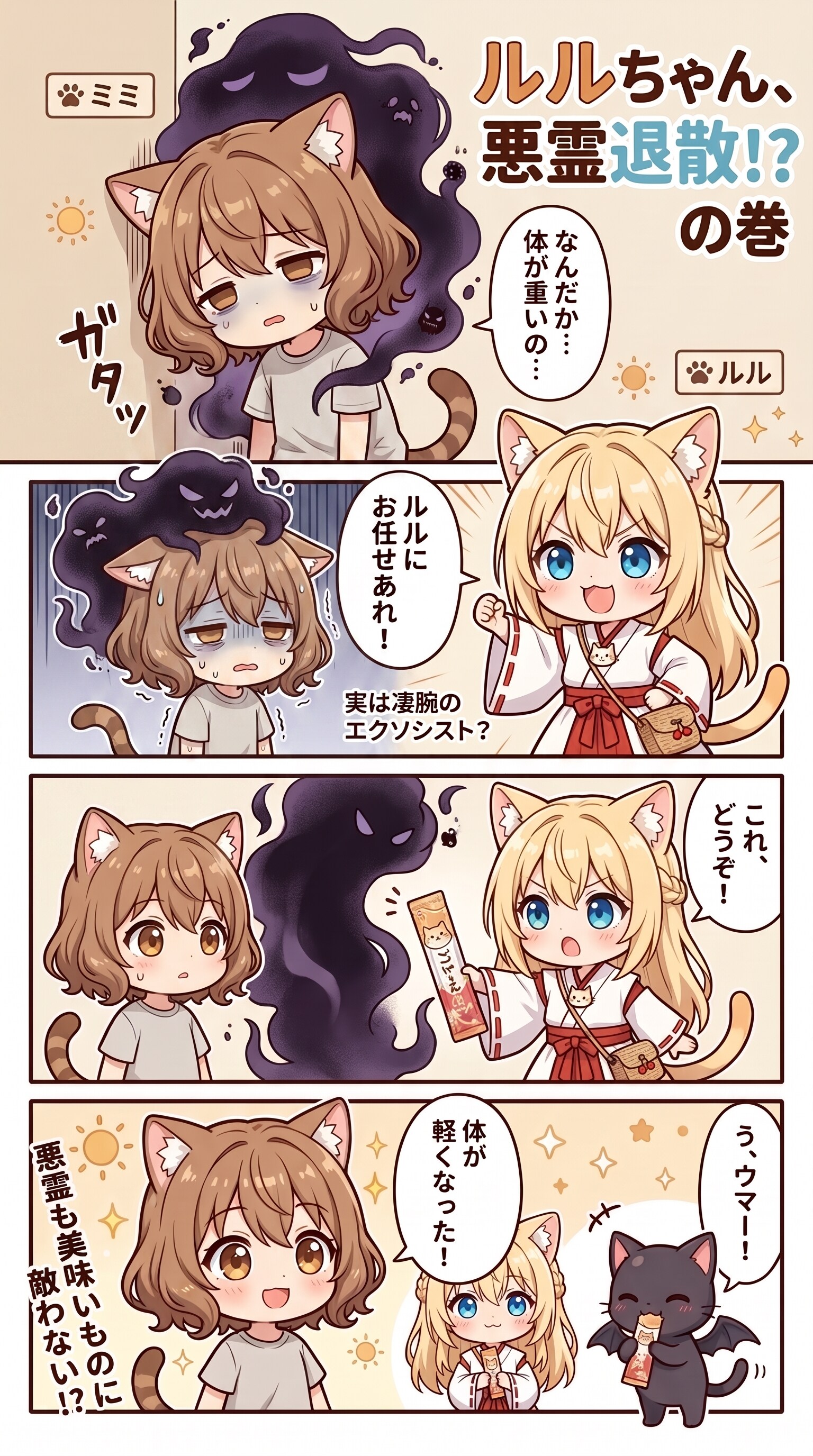 悪霊退散!?