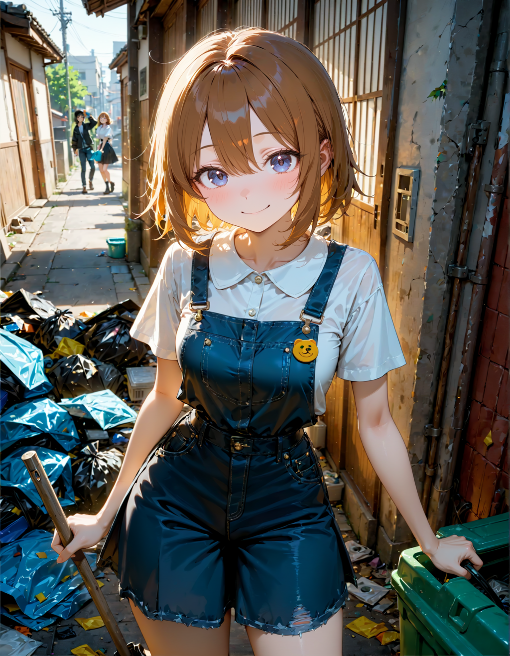 今日はごみの日。ゴミ片付けの日