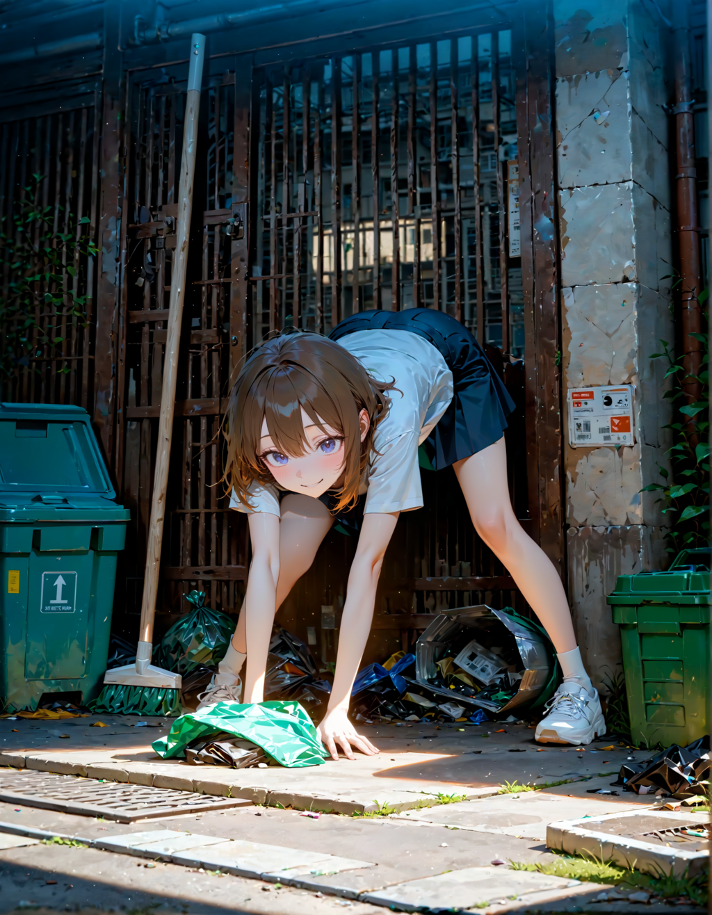 今日はごみの日。ゴミ片付けの日