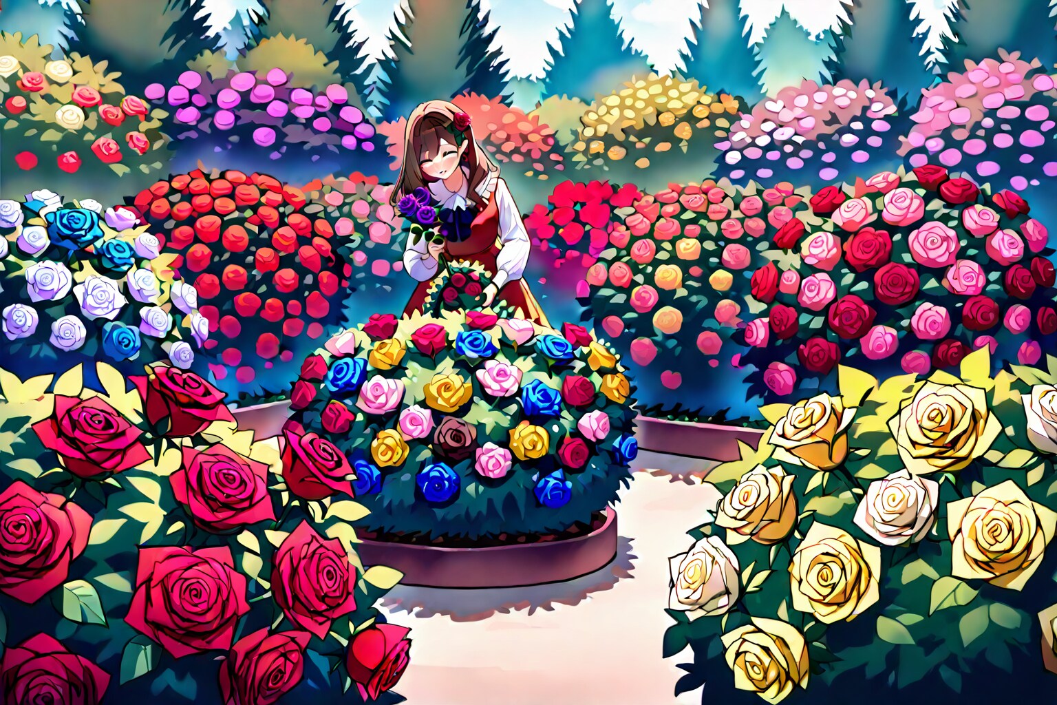 薔薇園