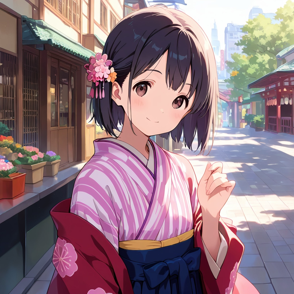 和服女子 | の人気AIイラスト・グラビア